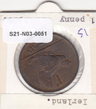S21-N03-0051 Ireland 1 Penny XF 1928 KM1