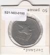 S21-N03-0100 Ireland 50 Pence VF 1970 KM245