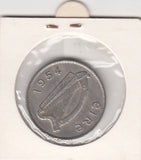 S21-N03-0111 Ireland Florin MP-JAN2024-MS 1954 KM15a