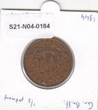 S21-N04-0184 United Kingdom 1/2 Penny VF 1944 KM844