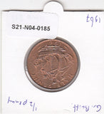 S21-N04-0185 United Kingdom 1/2 Penny XF/UNC 1967 KM896