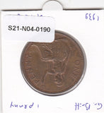 S21-N04-0190 United Kingdom 1 penny VF/XF 1939 KM845