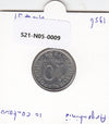 S21-N05-0009 Argentina 10 Centavos VF 1956 KM51