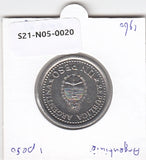 S21-N05-0020 Argentina 1 Peso XF/UNC 1960 KM58