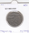 S21-N05-0101 Brazil 50 Centavos VF 1970 KM580a