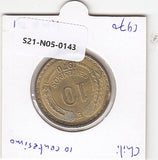 S21-N05-0143 Chile 10 Centesimos VF+ 1970 KM191