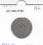 S21-N05-0184 Suriname 100 Cent VF+ 1988 KM23