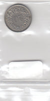 S21-N07-0153 Switzerland 20 Rappen VF 1959 KM29a