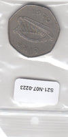 S21-N07-0223 Ireland 50 Pence VF 1970 KM24
