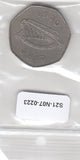 S21-N07-0223 Ireland 50 Pence VF 1970 KM24