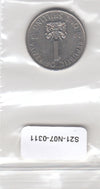 S21-N07-0311 Kenya 1 Shilling XF 2005 KM34