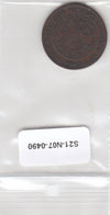 S21-N07-0490 Netherlands 2 1/2 cent VF 1915 KM150