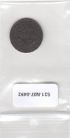 S21-N07-0492 Netherlands 1 Cent VF 1941 KM152