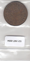 S21-N07-0554 Netherlands East Indies 2 1/2 Cent FI/FV 1945 KM316 P
