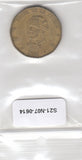 S21-N07-0614 Dominican Republic 1 Peso VF 1992 KM80.1