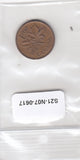 S21-N07-0617 Canada 1 Cent VF 1964 KM49