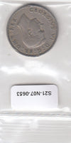 S21-N07-0653 United Kingdom 2 shillings VF 1948 KM865