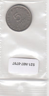 S21-N07-0797 Greece 5 Drachmai VF 1978 KM118
