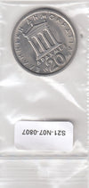 S21-N07-0807 Greece 20 Drachmai UNC 1984 KM133