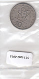 S21-N07-0815 Greece 10 Drachmai VF 1978 KM119