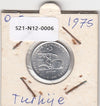 S21-N12-0006 Turkey 10 Kurus UNC 1975 KM898a
