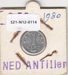 S21-N12-0114 Antilles 1 Cent XF 1980 KM8a