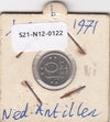S21-N12-0122 Antilles 10 Cent VF/XF 1971 KM10