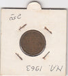 S21-N12-0155 Antilles 1 Cent VF 1963 KM1
