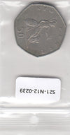 S21-N12-0239 United Kingdom 50 Pence VF 1969 KM913