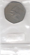 S21-N12-0256 Ireland 50 Pence VF 1970 KM24