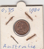S21-N12-0328 Australia 1 Cent VF/XF 1980 KM62