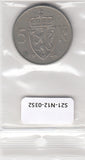 S21-N12-0352 Norway 5 Kroner VF 1964 KM412