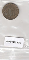 S21-W14-0027 Russia 10 Roubles VF 2010 Y998 L