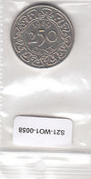 S21-W16-0058 Suriname 250 Cent XF 1989 KM24