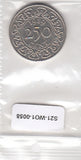 S21-W16-0058 Suriname 250 Cent XF 1989 KM24
