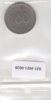 S21-W21-0036 Korean South 100 Won VF 1987