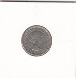 S22-BEE-0050 New Zealand 6 Pence VF+ 1965 KM26.1