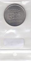 S22-C02-0046-M01 Portugal 25 escudos XF 1985 KM607a