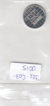 S22-C03-0015-M36 Nederland 25 cents BU 2001 KM204