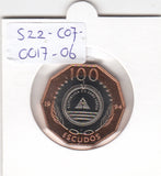 S22-C07-0017-06 Kaapverdie 100 escudos FDC 1994 KM38 Bronze ring! Saiao