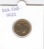 S22-C08-0022 Austria 50 groschen UNC 1991 KM2885