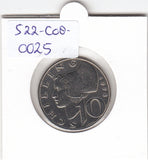S22-C08-0025 Austria 10 shilling UNC 1974 KM2918