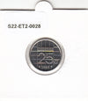 S22-ET2-0028-M02 Netherlands 25 Cents FDC 1989 KM204