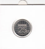 S22-ET2-0080-M02 Netherlands 25 Cents FDC 1986 KM204
