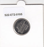 S22-ET2-0105-M02 Netherlands 25 Cents FDC 1991 KM204