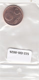 S22-EXI-0026-M47 Lithuania 5 cent UNC 2021 KM207