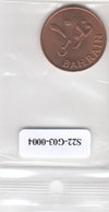 S22-G03-0004-M41 Bahrain 10 fils UNC 1965 KM3