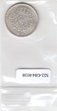 S22-G04-0110 Zweden 1 krona VF 1948 KM814  zilver