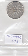 S22-G04-0514 Zweden 1 krona XF/UNC 1961 KM826 TS zilver