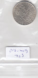 S22-G04-0518 Zweden 1 krona XF/UNC 1963 KM826  zilver